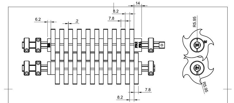 Double Shaft Metal Shredder made in china Double Shaft Metal Shredder made in china